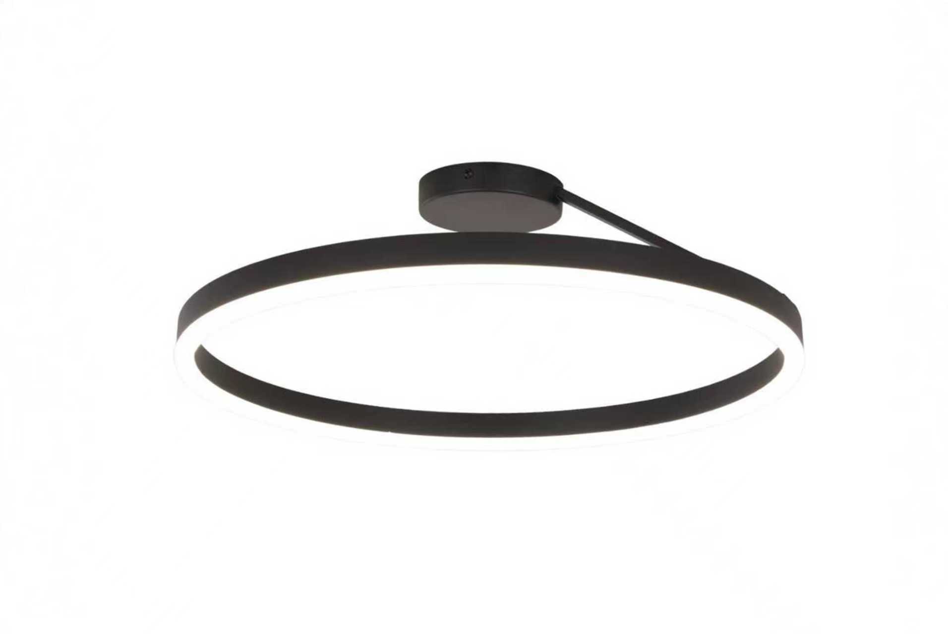 Изображение товара Люстра потолочная светодиодная Балтийский светлячок с пультом управления 15 м² разноцветный свет цвет черный