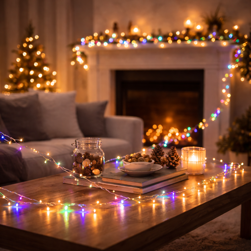 Изображение товара Уличная электрогирлянда Neon-Night 6 м 600 ламп разноцветная 8 режимов