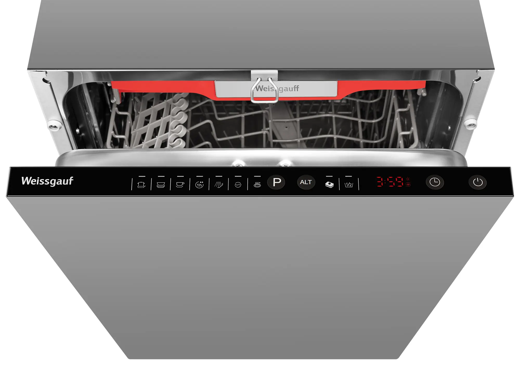 Встраиваемая посудомоечная машина Weissgauff BDW 6036 D Infolight 59.6 см 6 программ цвет нержавеющая сталь - 2