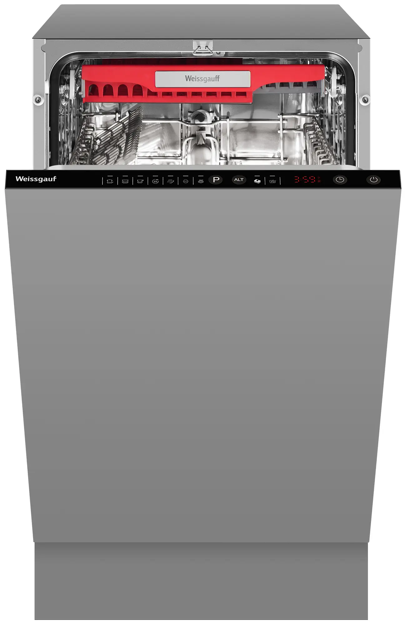 Встраиваемая посудомоечная машина Weissgauff BDW 6036 D Infolight 59.6 см 6 программ цвет нержавеющая сталь - 1