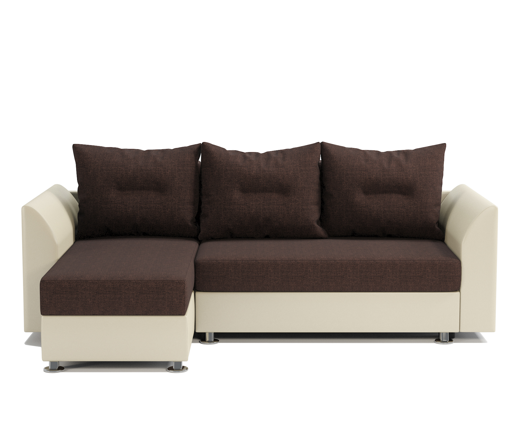 Изображение товара Угловой диван Гамма Ария Скала с ящиками и механизмом еврокнижка Левый 225x150 см