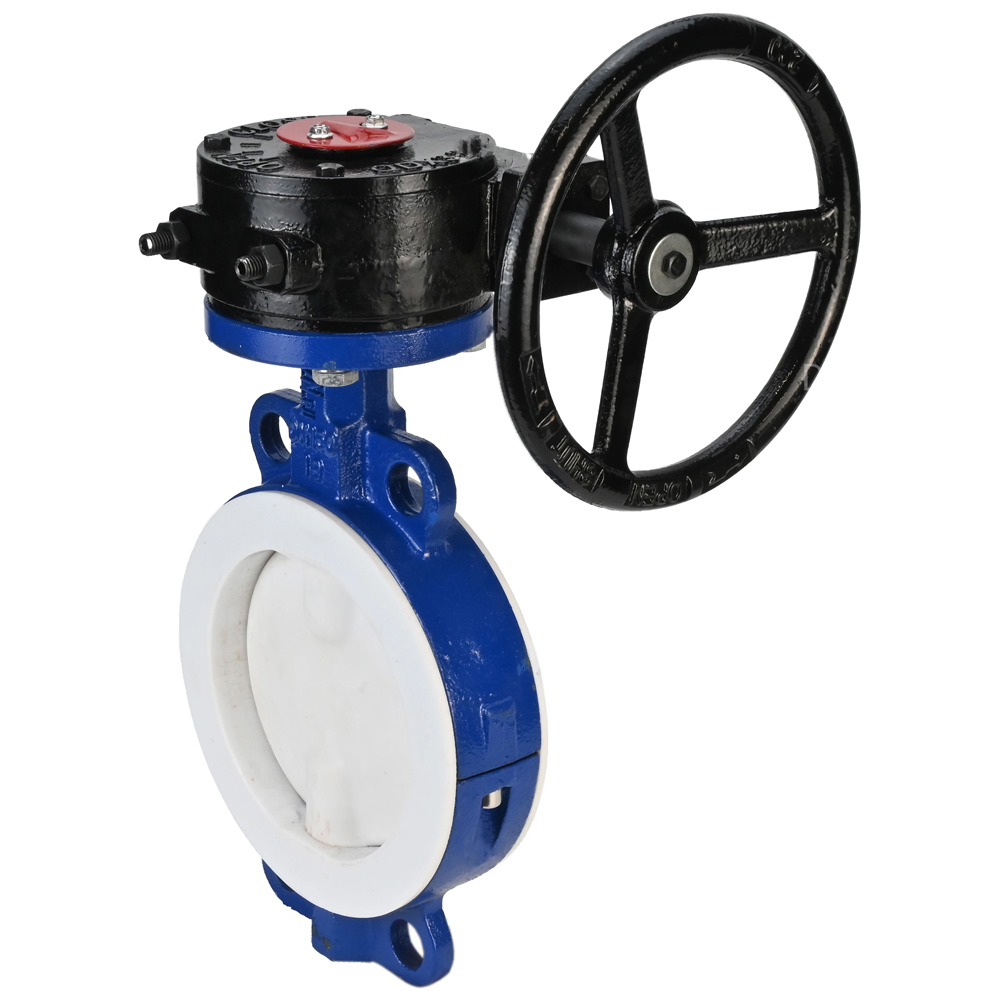 Изображение товара Затвор дисковый поворотный DN.ru D050-59236 DN300 PN16 с редуктором