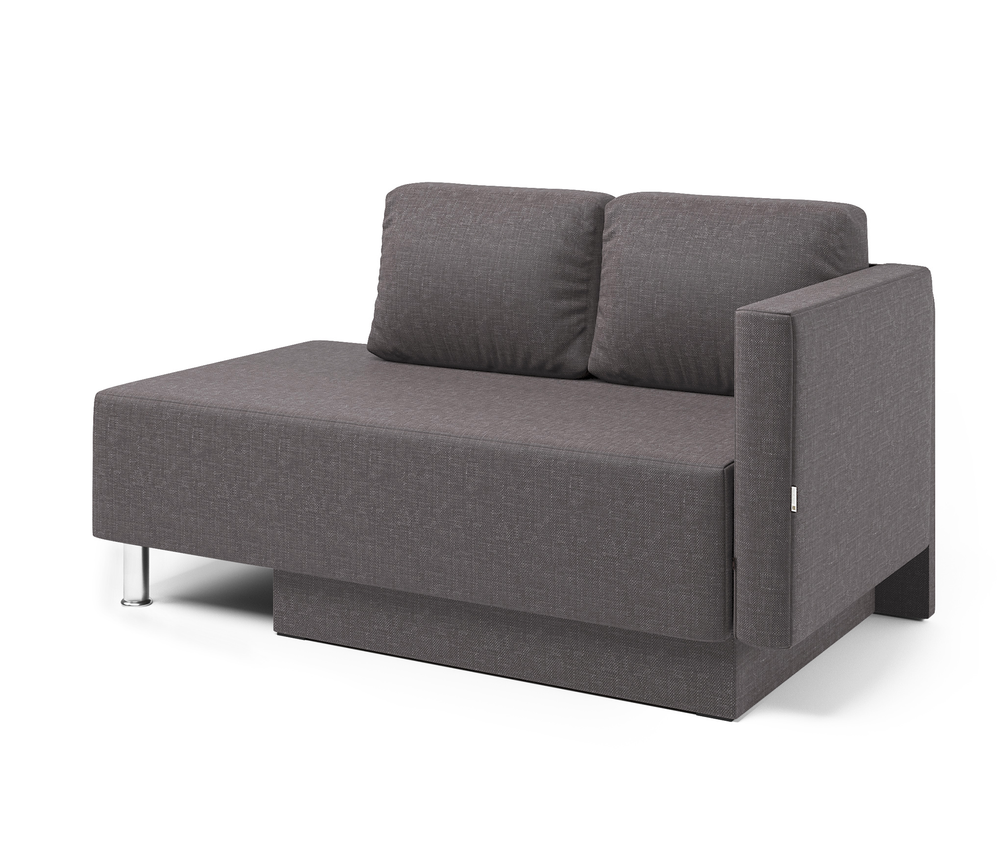 Изображение товара Кушетка Гамма Леон угол правый латте 155x79x76 см рогожка