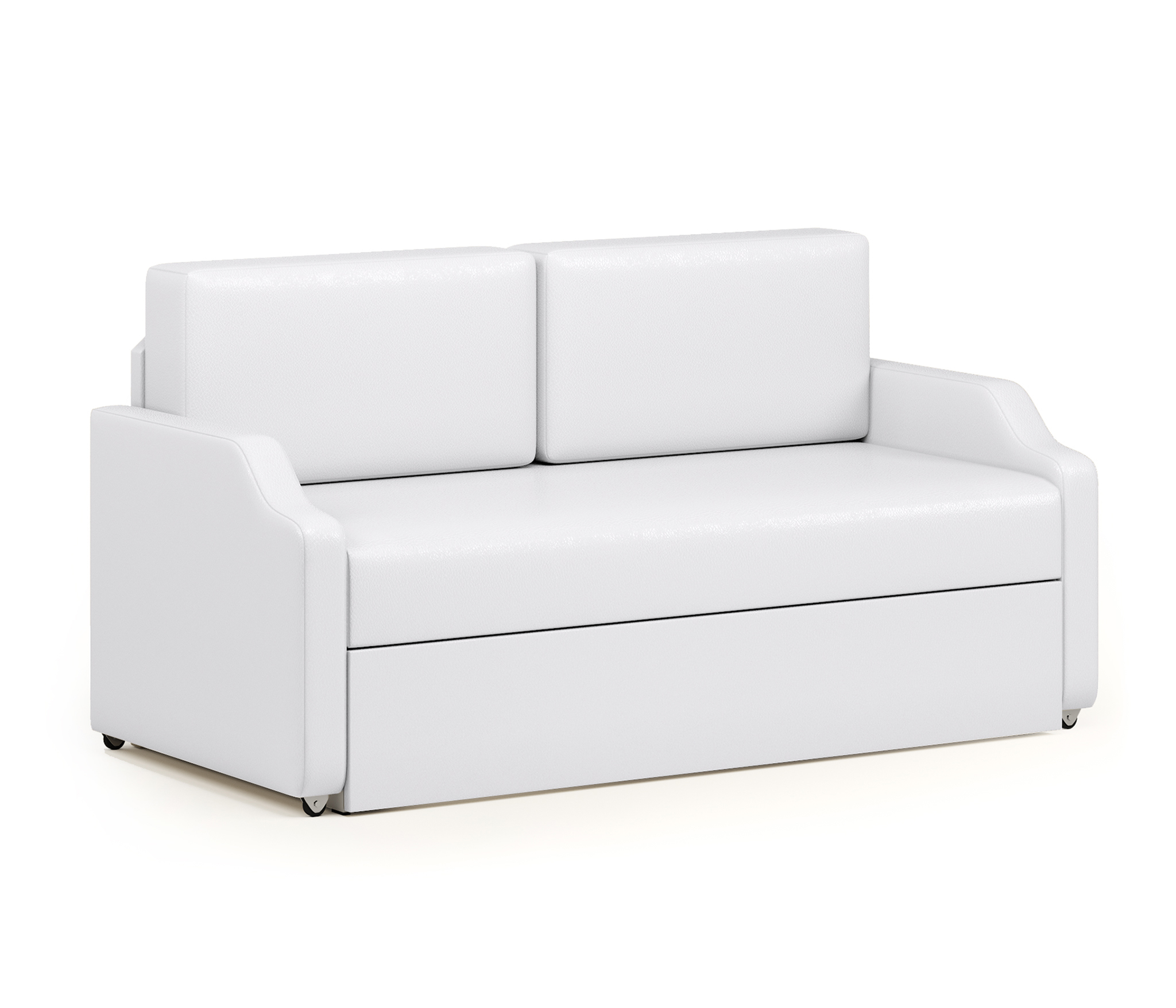 Изображение товара Кушетка Гамма Малыш 148x66x69 см искусственная кожа белая