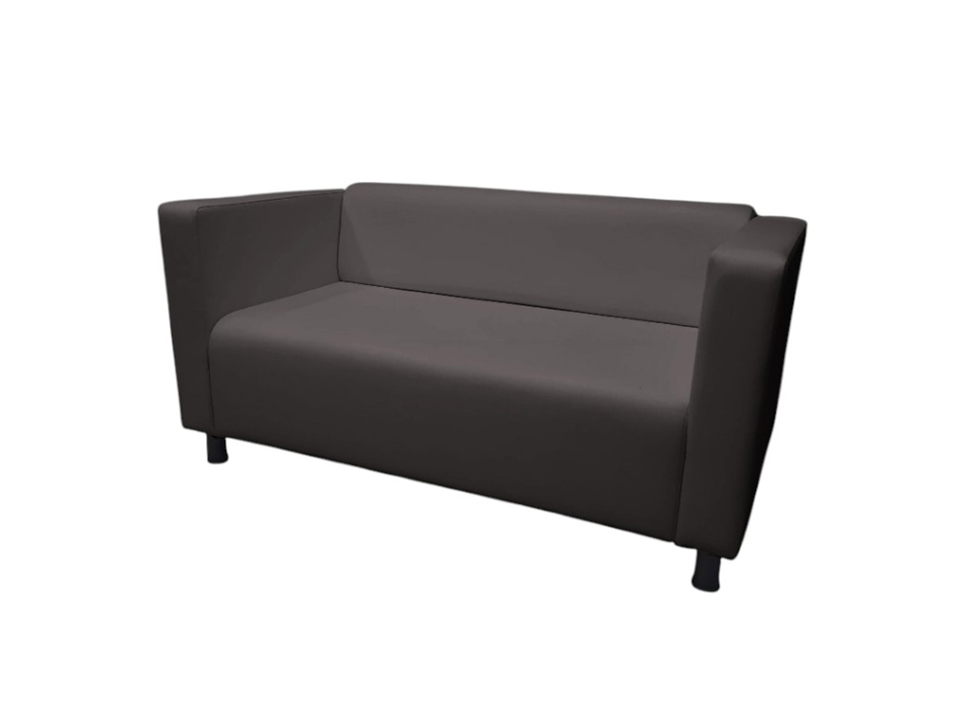 Изображение товара Диван прямой Мебель Никс Офис 1 140x60x73 см эко-кожа коричневый