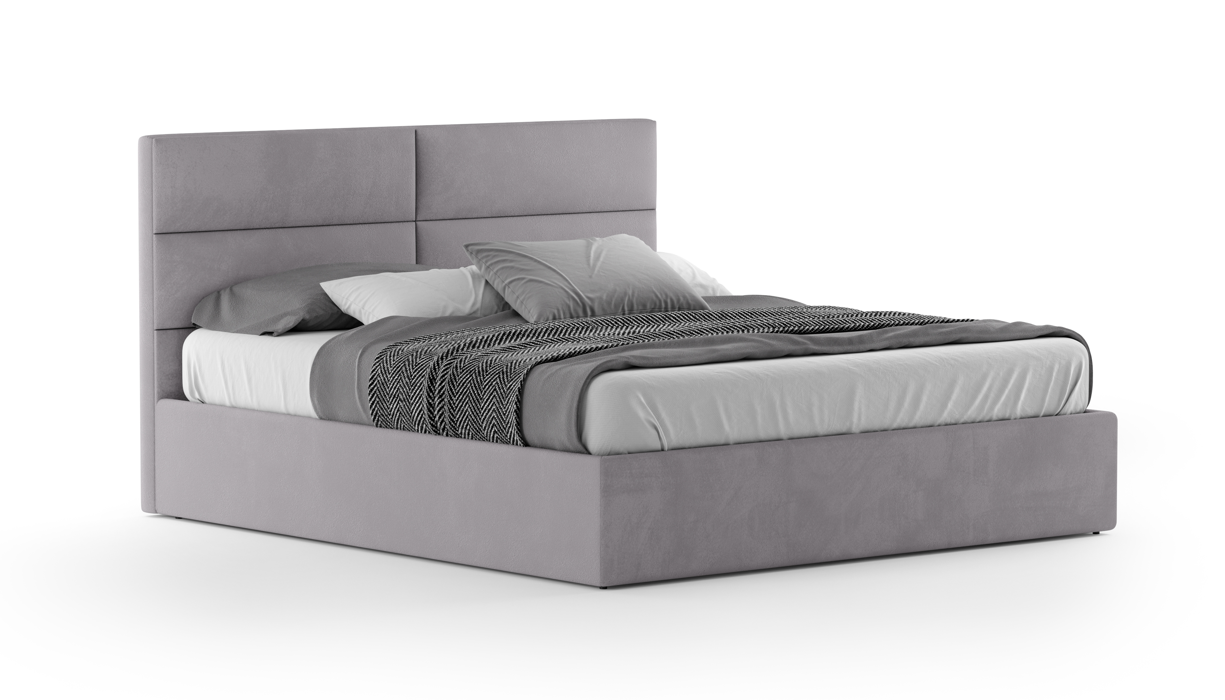 Изображение товара Кровать Mebelroom Орландо 180x200 велюр с ящиком и подъемным механизмом