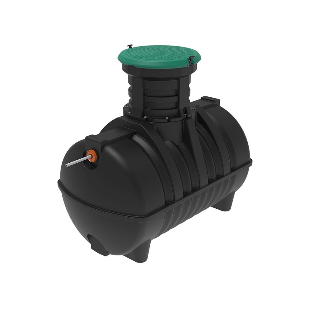 Изображение товара Биологический септик Rostok Ground 6 Pro 2800л с принудительным отводом стоков