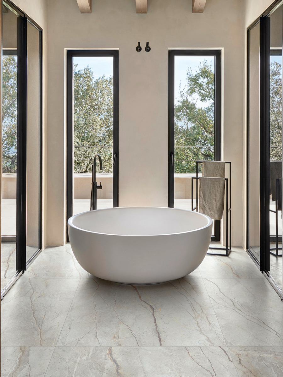 Изображение товара Керамогранит Marazzi Italy Mystone Silver Root White MPFP 60x120 см белый матовый 1.44 м2