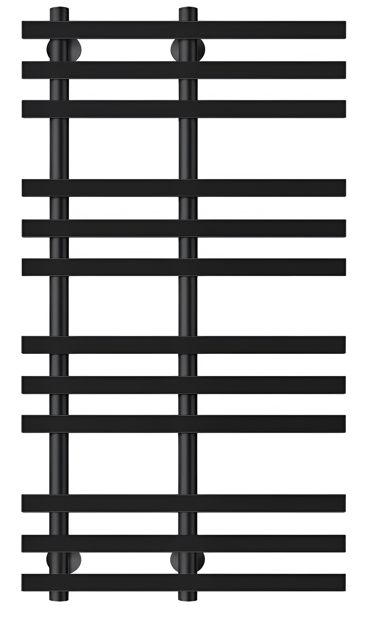 Изображение товара Полотенцесушитель водяной  лесенка Secado Понтида 3 1000x600 мм универсальная подводка 1/2" нержавеющая сталь черный матовый