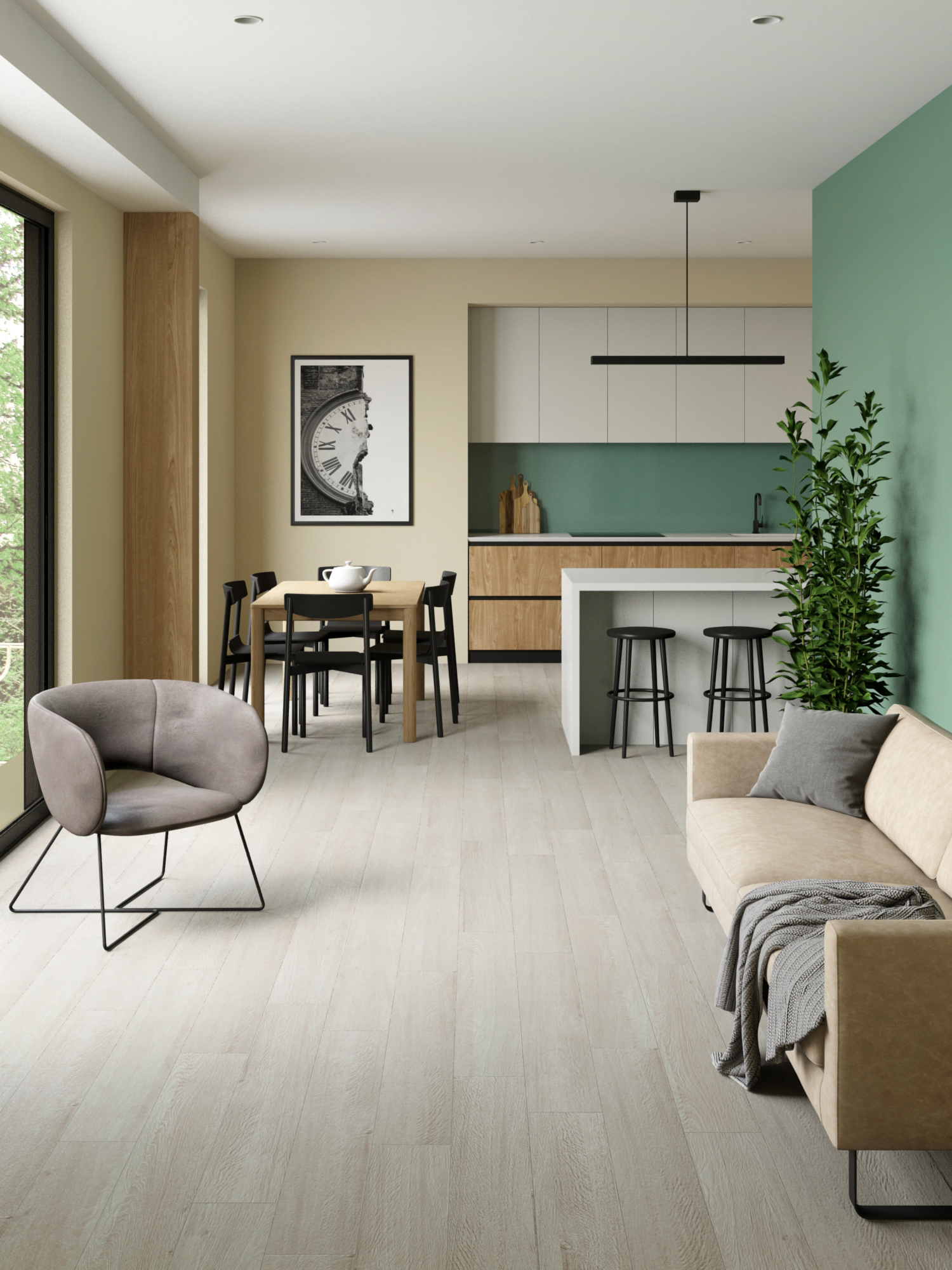 Изображение товара SPC плитка Stepton Дуб Византийский 43 класс толщина 4 мм 2.64 м², цена за упаковку