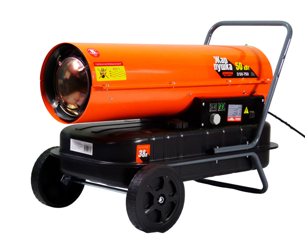 Изображение товара Пушка тепловая дизельная Кратон Жар-пушка D 50-750 НСК