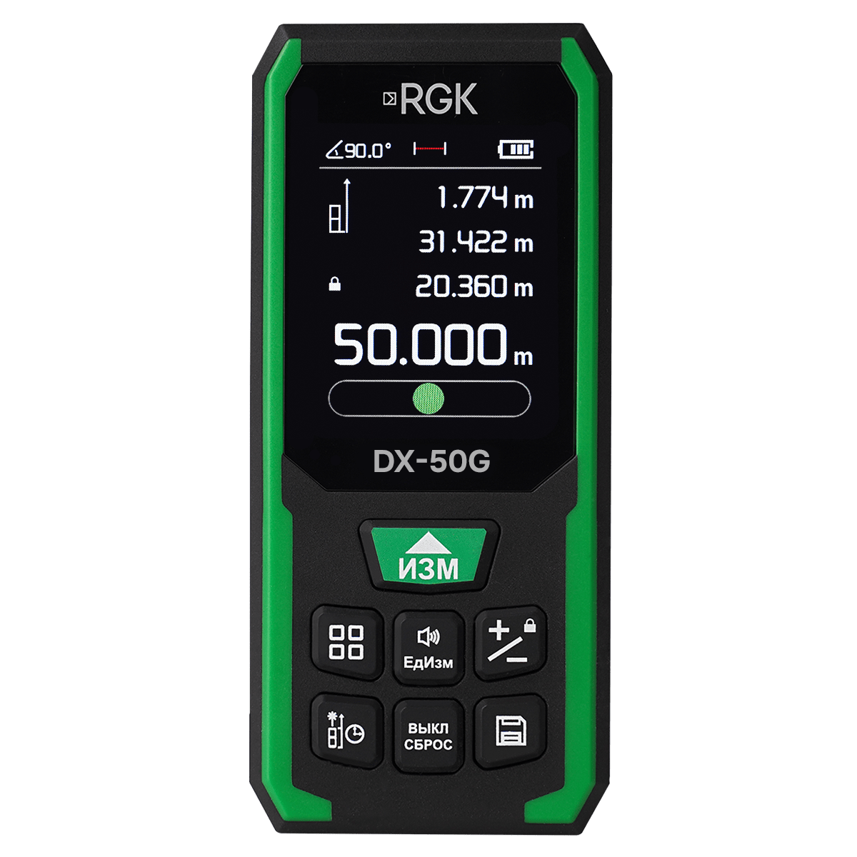 Изображение товара Дальномер лазерный Rgk Dx-50G дальность до 50 м