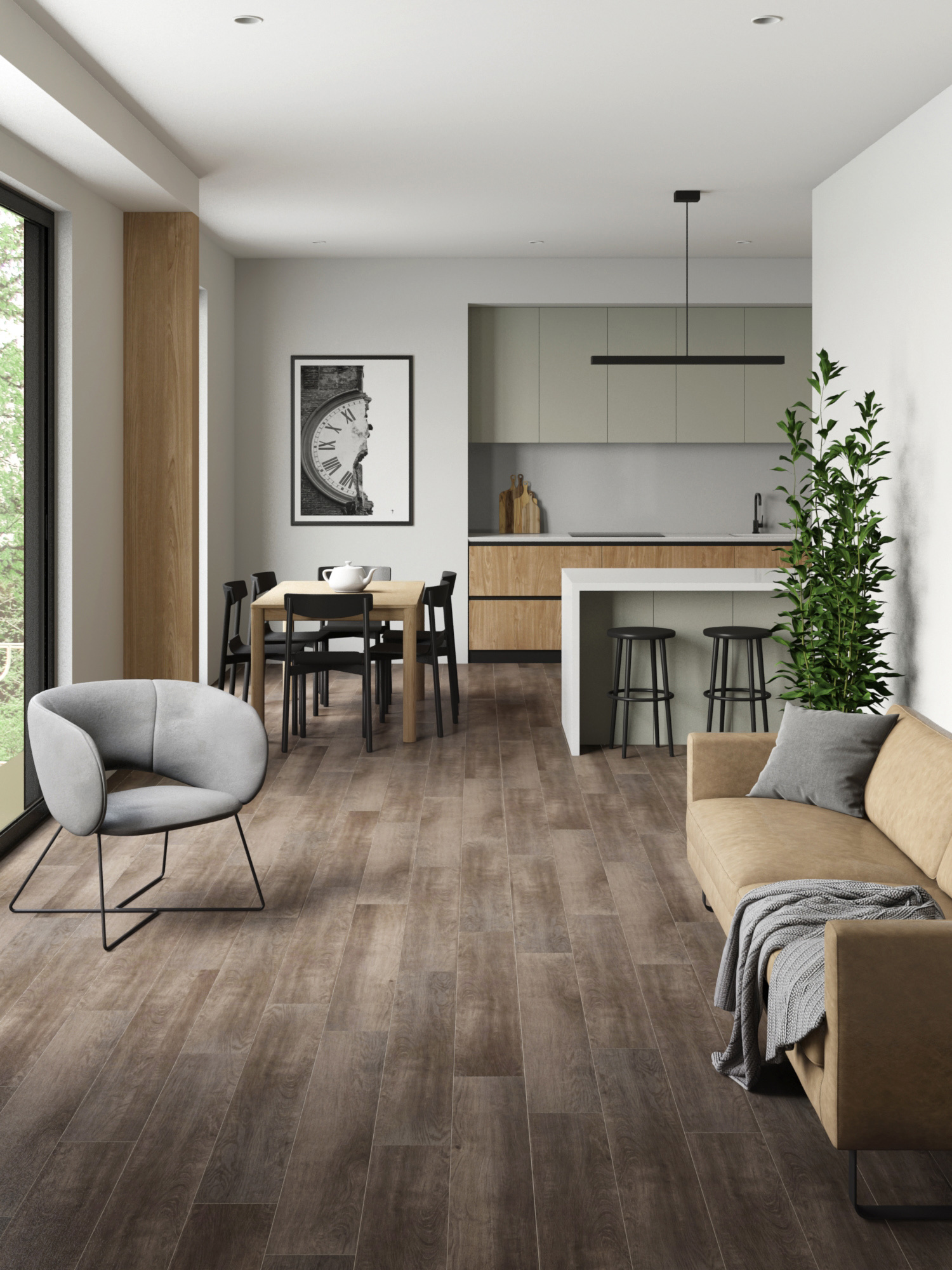 Изображение товара SPC плитка Stepton Essence 2014-6 Палуба Дуб Монреаль Изображение товара SPC плитка Stepton Essence 2014-6 Палуба Дуб Монреаль