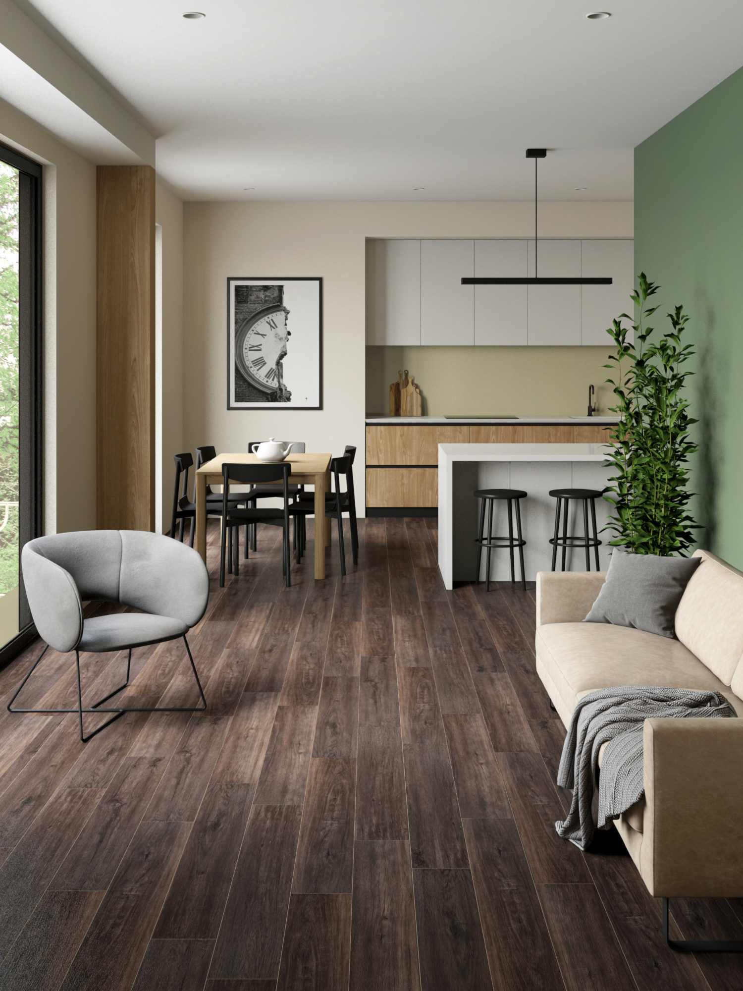 Изображение товара SPC плитка Stepton Дуб Ренессанс 43 класс толщина 4 мм 2.64 м², цена за упаковку