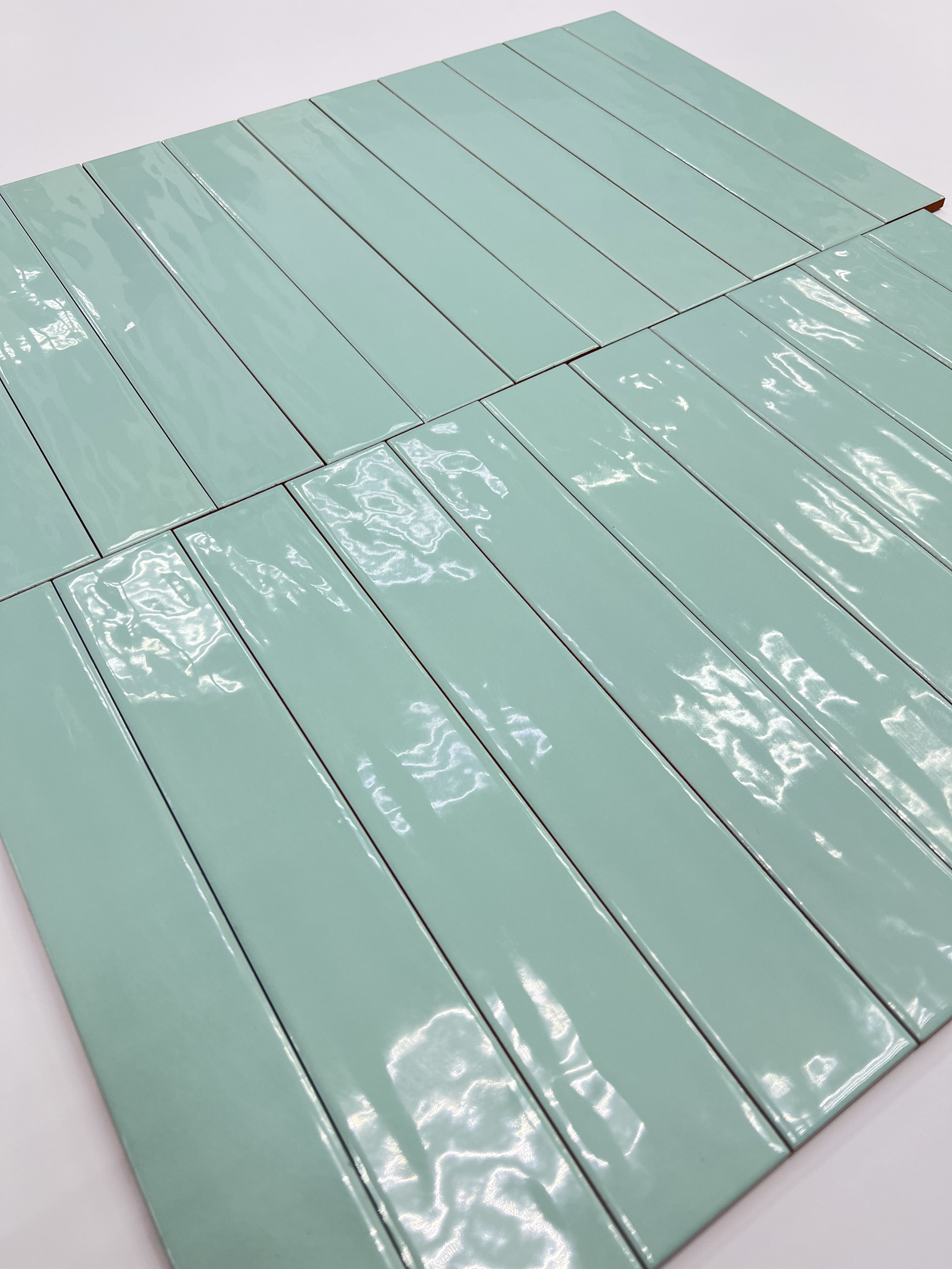 Изображение товара MAINZU SIDNEY 5x30 Зеленый Aqua настенная плитка для кухни