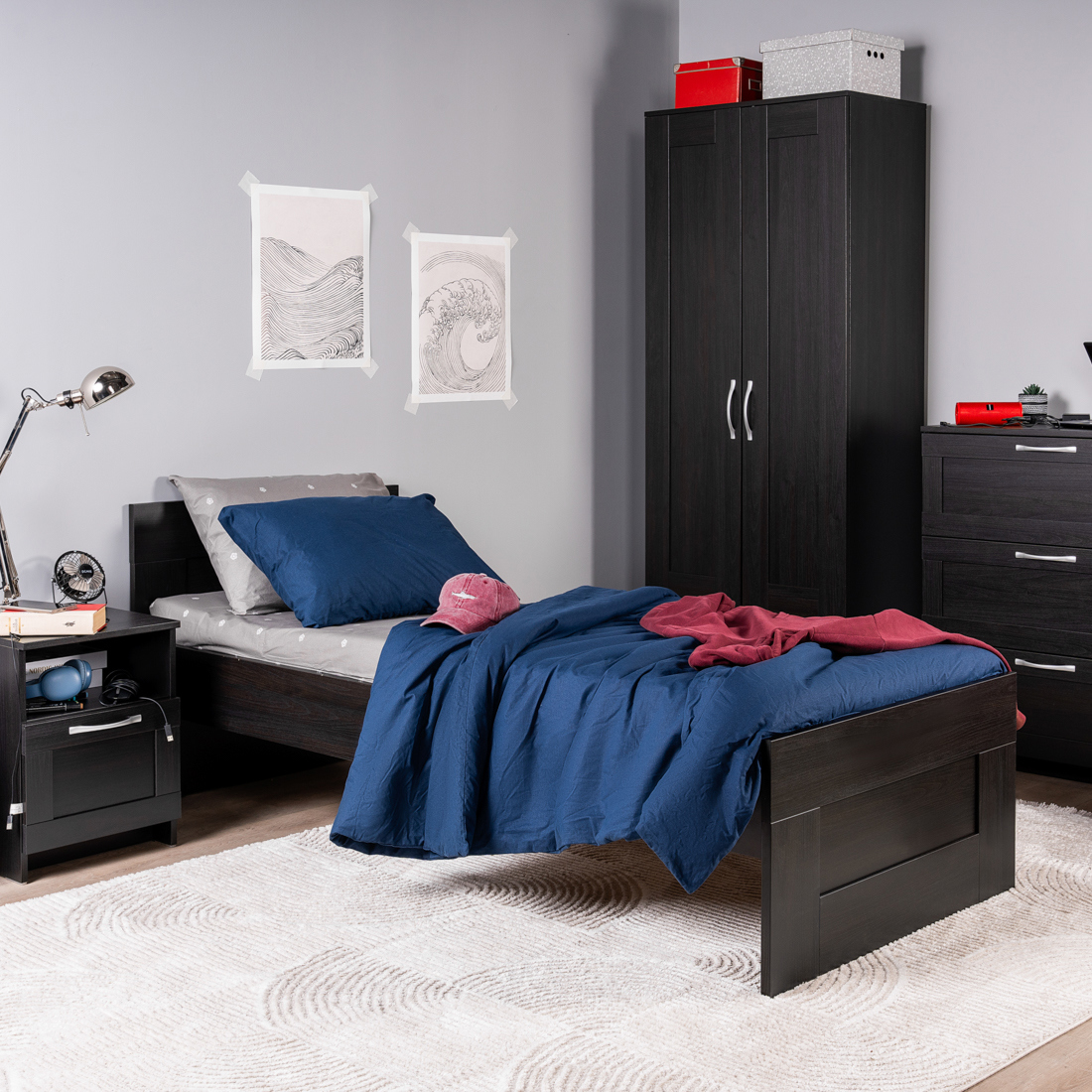 Изображение товара Односпальная кровать Гуд Лакк Сириус 80x200 см — скандинавский стиль, экологичная, надежная