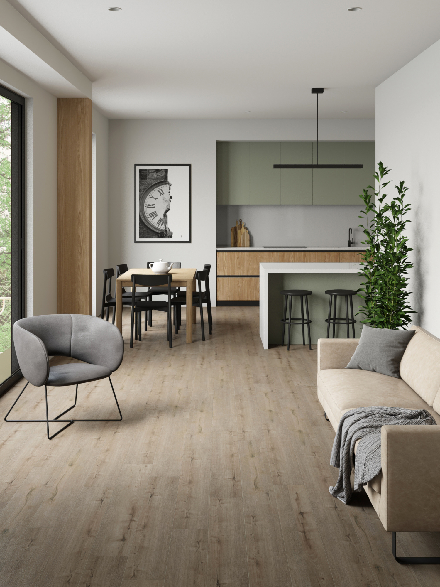 Изображение товара СПК плитка Stepton Essence 2002-2 Палуба Дуб Готика 4 мм 2.64 м² укладка на клей или замки