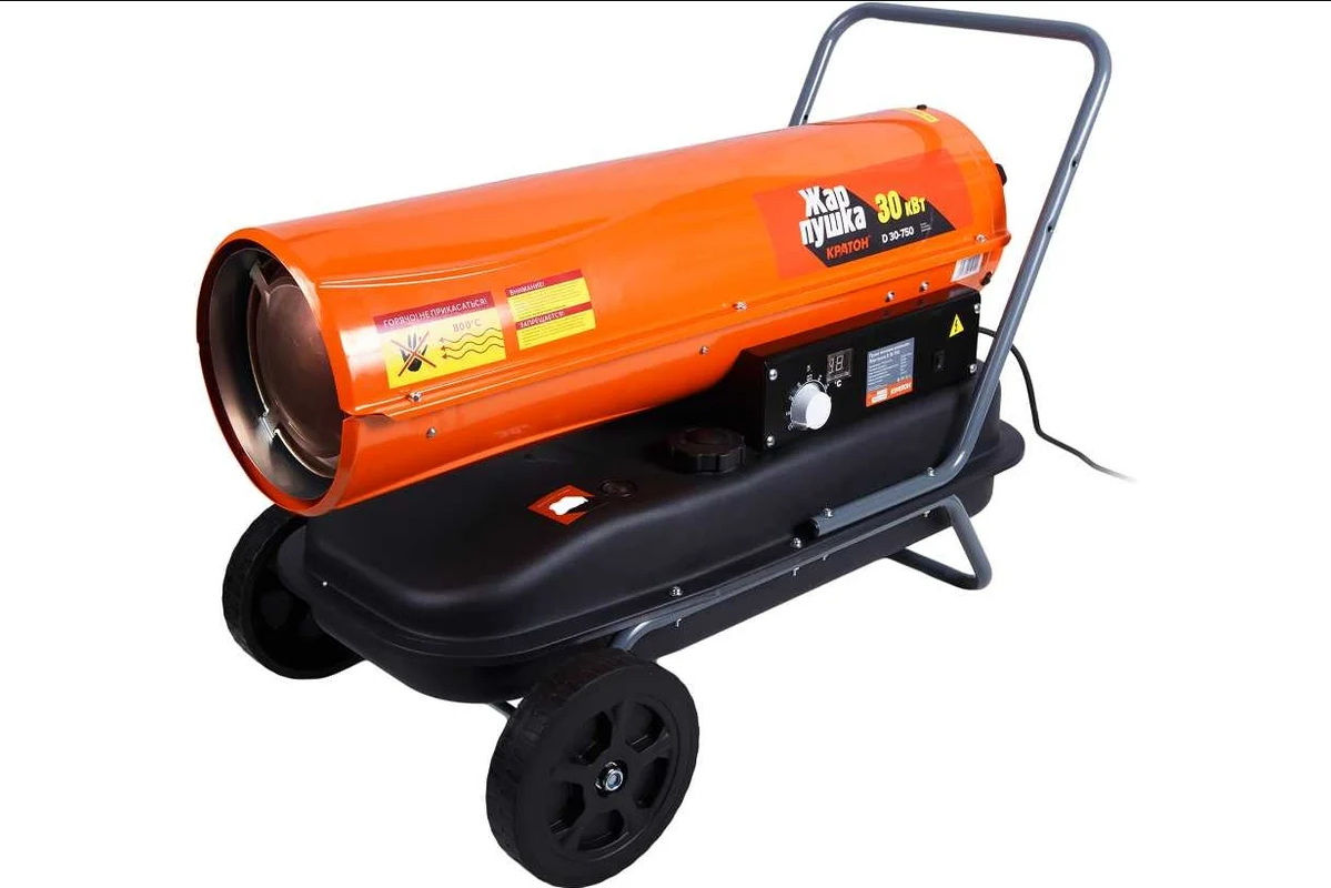 Изображение товара Тепловая дизельная пушка Кратон Жар-пушка D 30-750 НСК для внутреннего и наружного использования