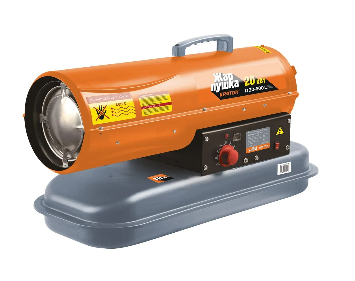 Изображение товара Пушка тепловая дизельная Кратон Жар-пушка D 20-600 L НСК