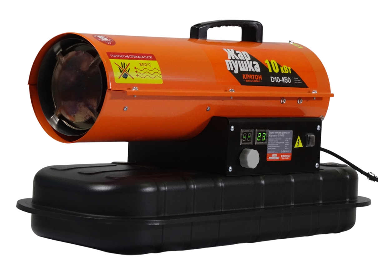Изображение товара Пушка тепловая дизельная Кратон Жар-пушка D 10-450 НСК