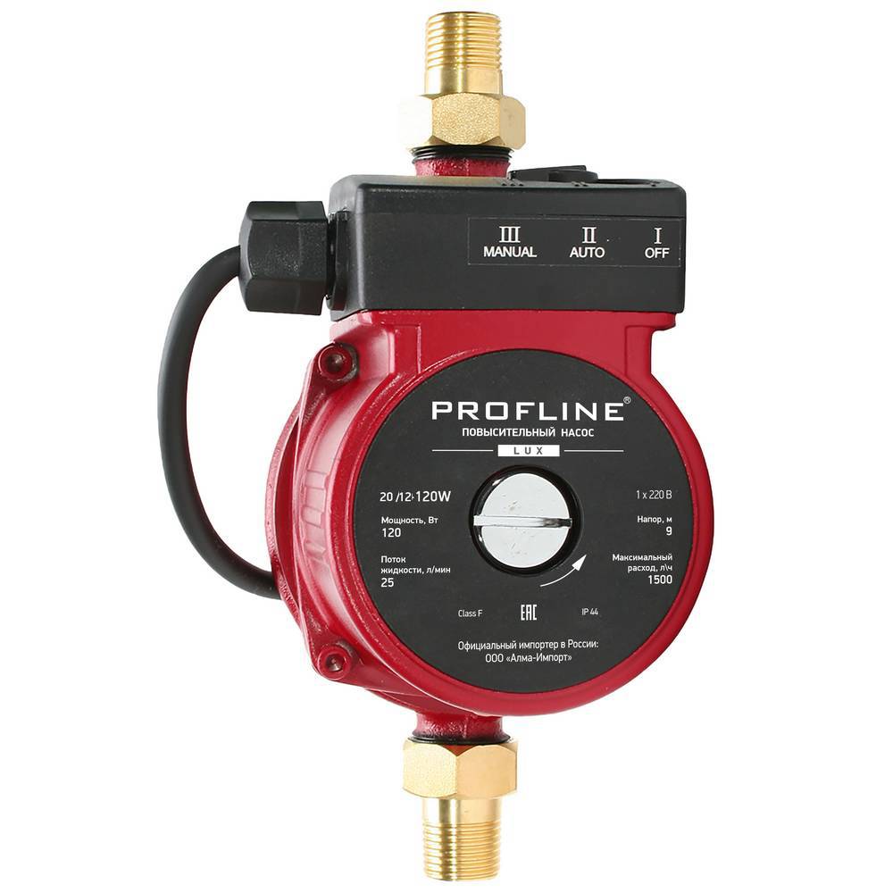 Изображение товара Насос для повышения давления Profline Lux 20/12 120 W Изображение товара Насос для повышения давления Profline Lux 20/12 120 W