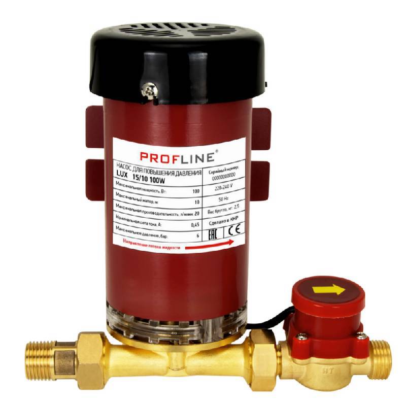 Изображение товара Насос для повышения давления Profline Lux 15/10 100W Изображение товара Насос для повышения давления Profline Lux 15/10 100W