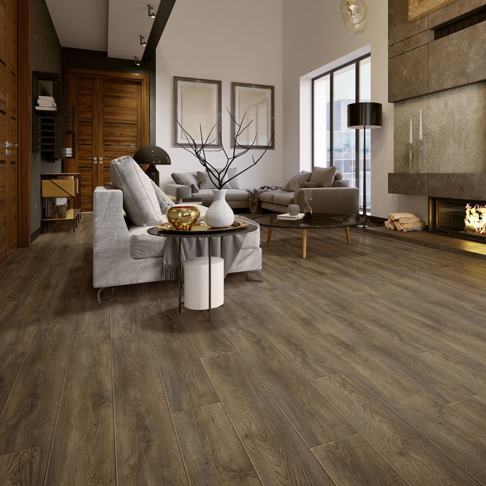 Изображение товара Ламинат Tarkett Cinema Брандо коричневый 8 мм 32 класс с фаской 2.01 м²