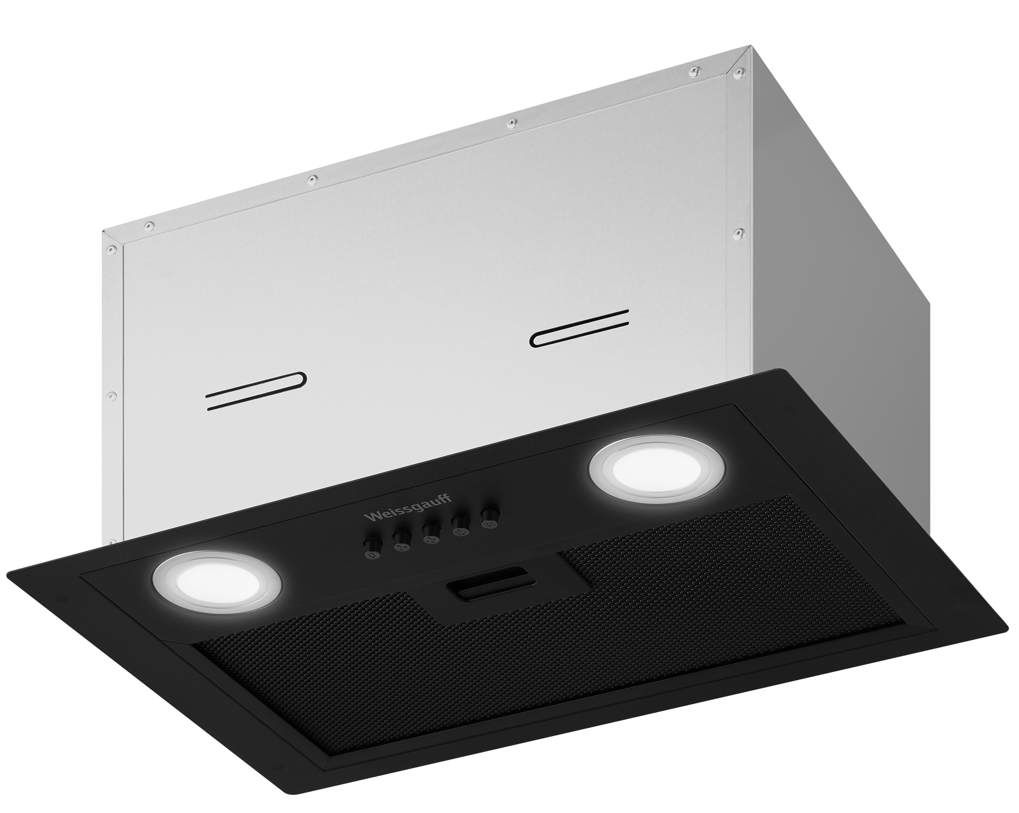 Изображение товара Вытяжка Weissgauff Dubhe 450 Black Edition 42 см встраиваемая черная