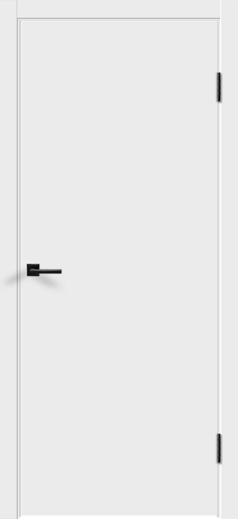 Изображение товара Межкомнатная глухая дверь Бланка 90x200 см эмаль белый без замка и петель