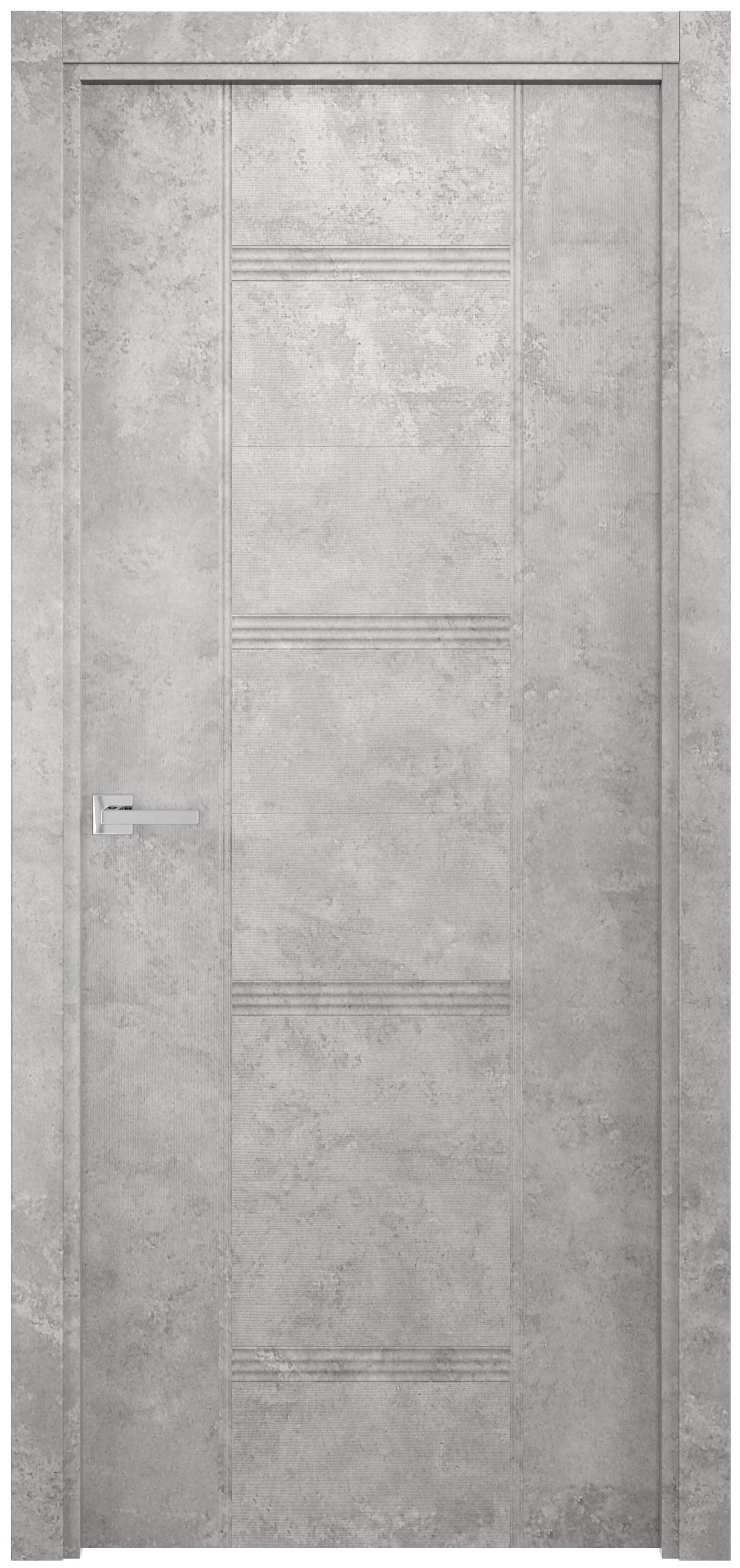 Изображение товара Межкомнатная глухая дверь Виктория 70x200 см финиш-бумага бетон Россия