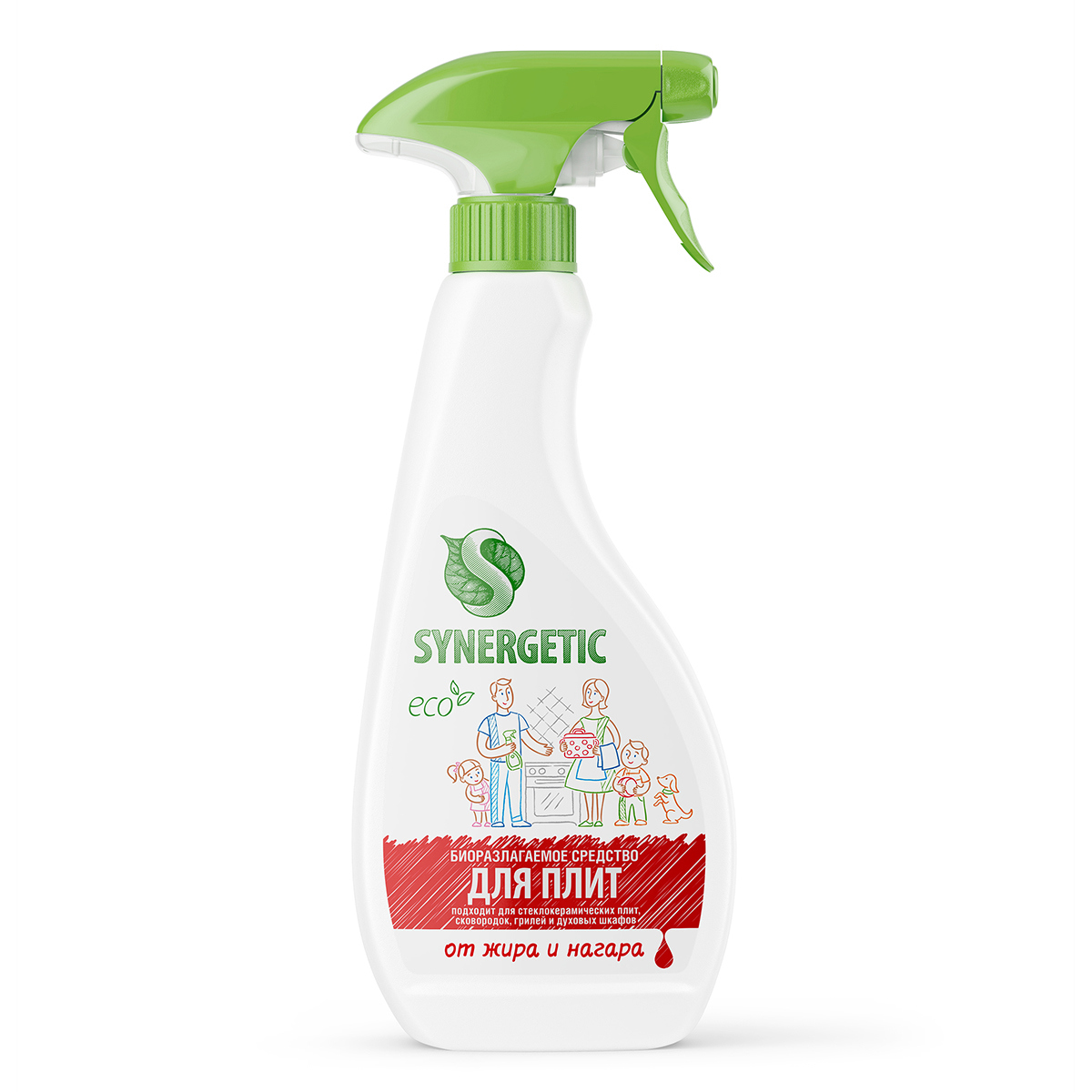 Изображение товара Средство чистящее для удаления жира и нагара Synergetic 500 мл Изображение товара Средство чистящее для удаления жира и нагара Synergetic 500 мл