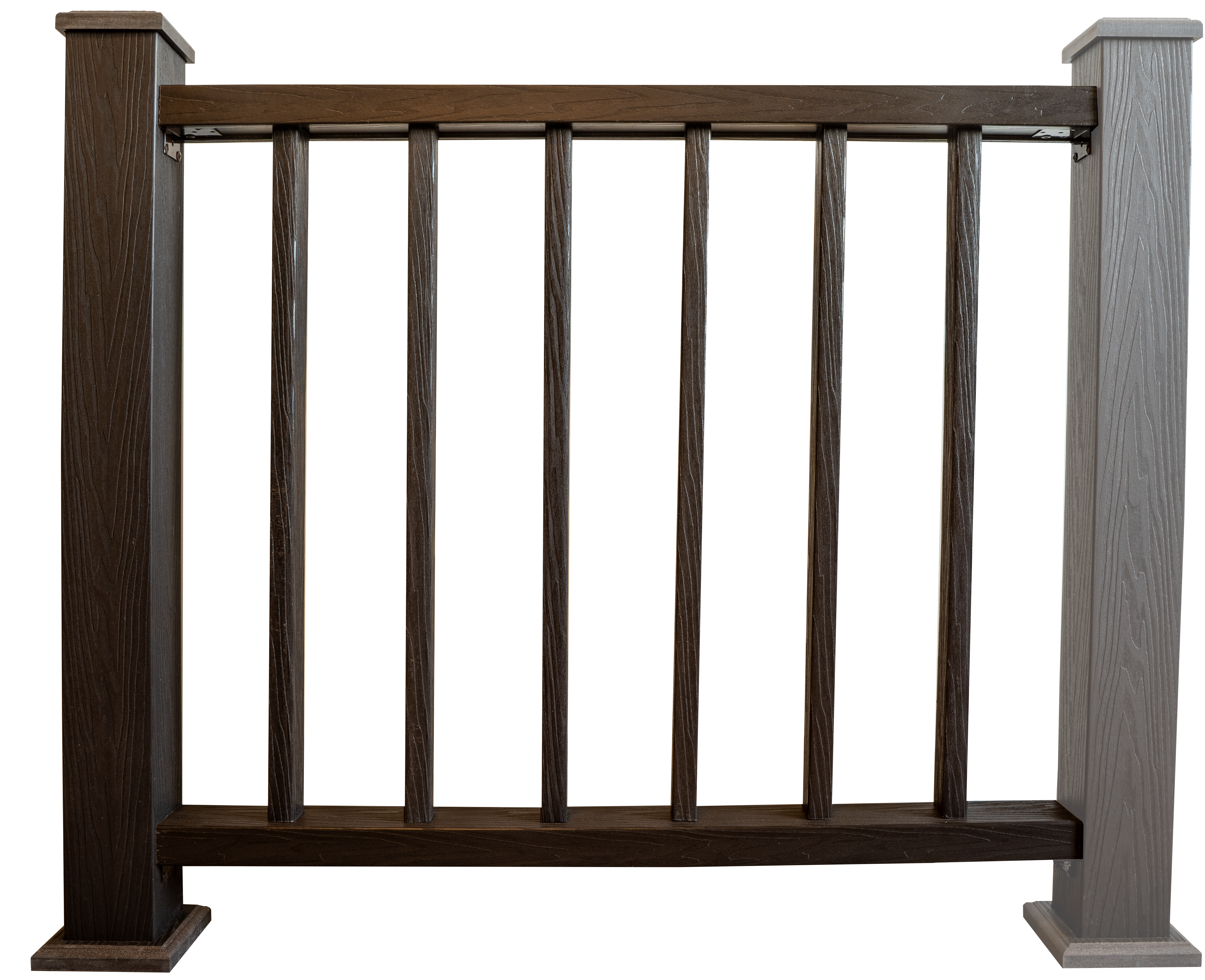 Комплект ограждений прямоугольных Стандарт 1100x1000 мм ДПК