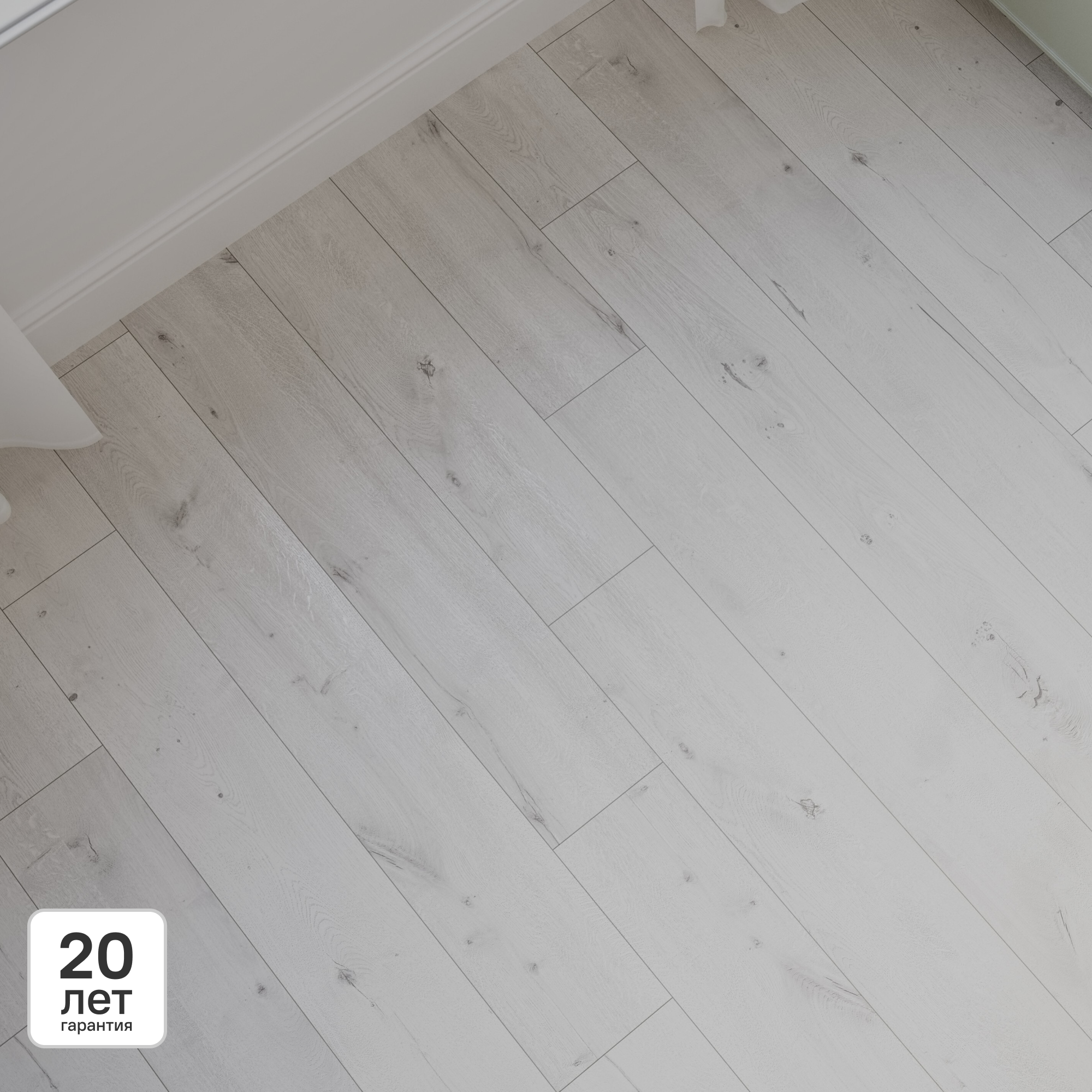 Изображение товара Ламинат KREAFORTA Паудер 8 мм 33 класс фаска 4 стороны 1.99 м² Россия