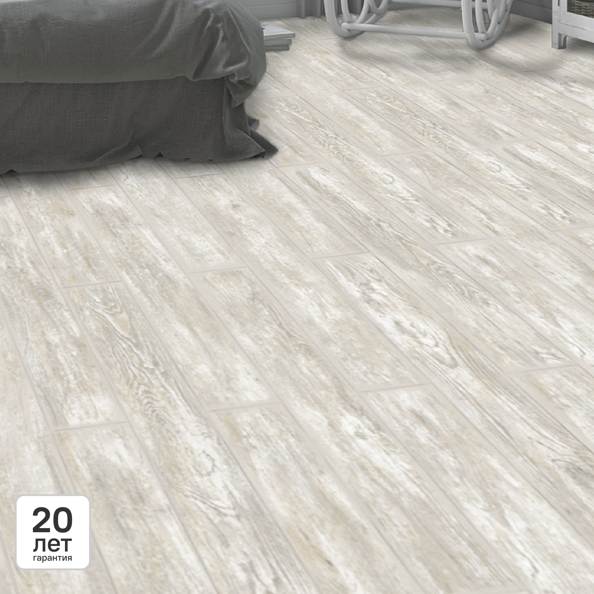 Изображение товара Ламинат KREAFORTA Дуб Инстер 33 класс 8 мм 2.22 м² для гостиной