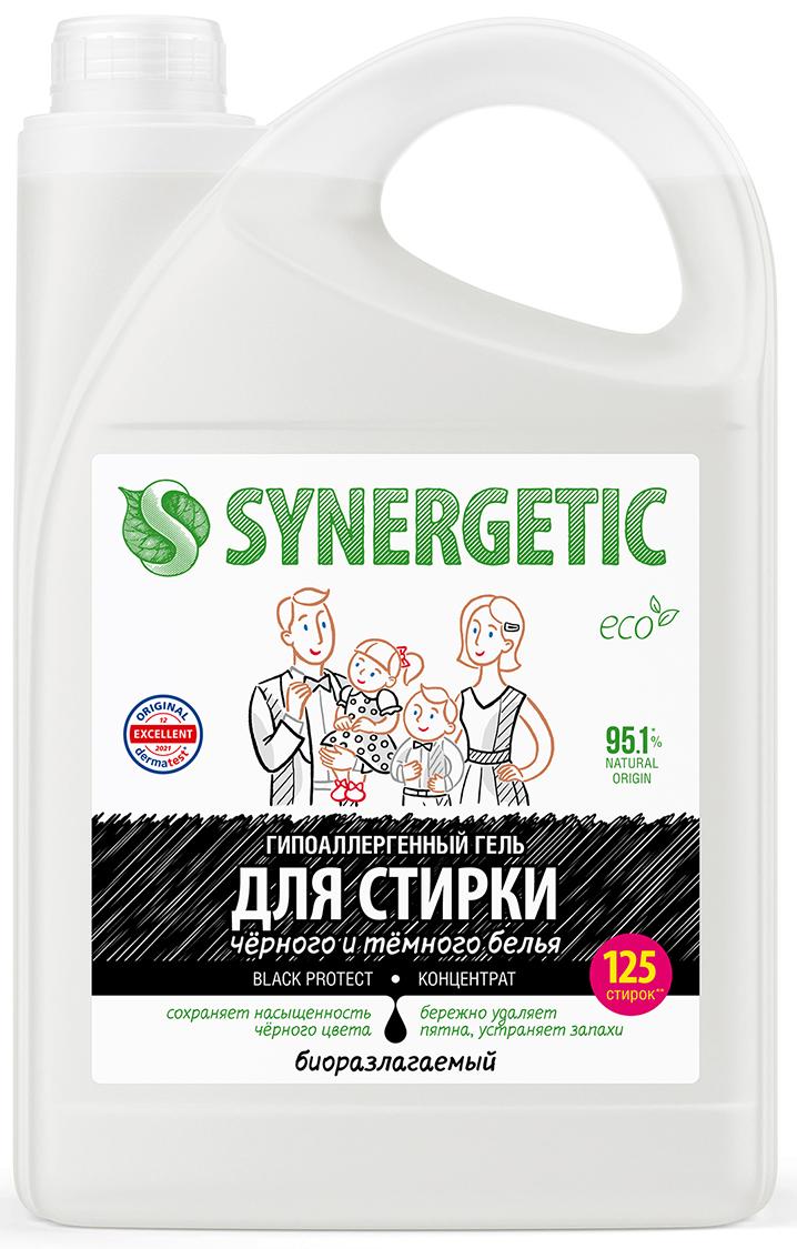 Изображение товара Гель для стирки черного белья Synergetic Black 3.75 л Изображение товара Гель для стирки черного белья Synergetic Black 3.75 л