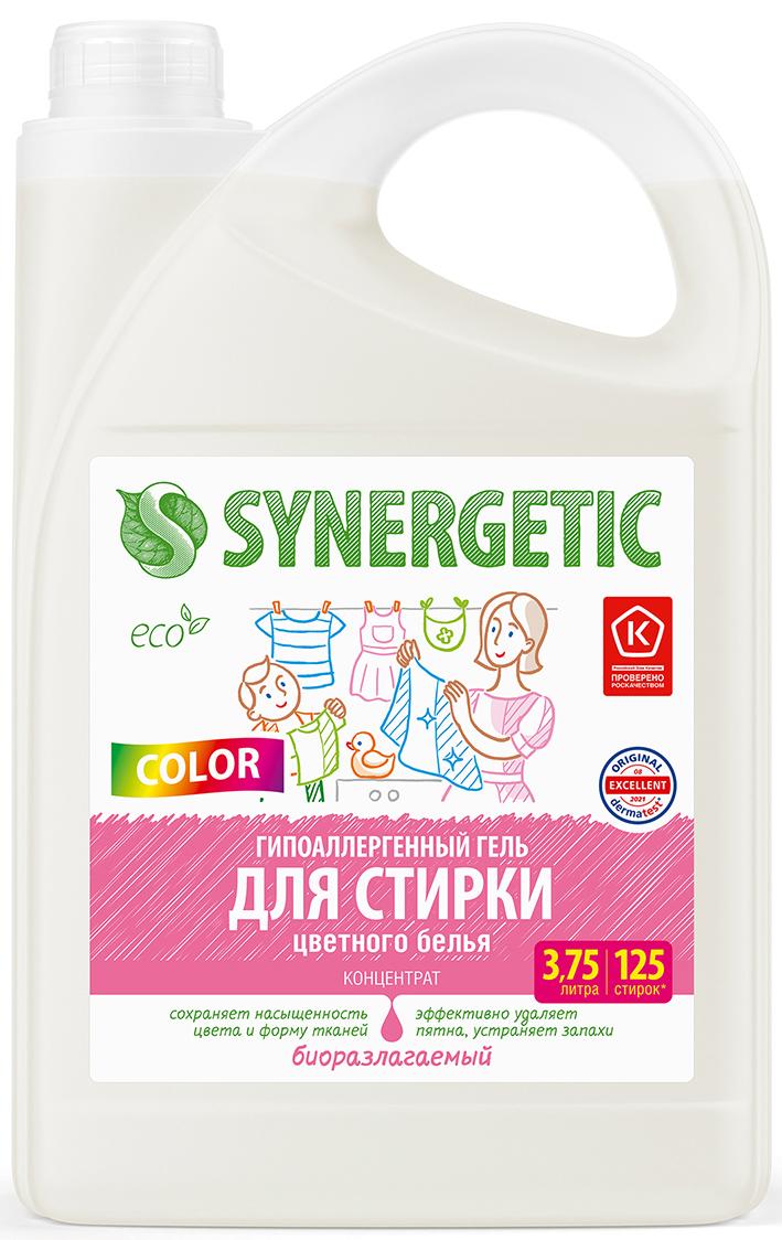 Изображение товара Гель для стирки цветного белья Synergetic Color 3.75 л Изображение товара Гель для стирки цветного белья Synergetic Color 3.75 л