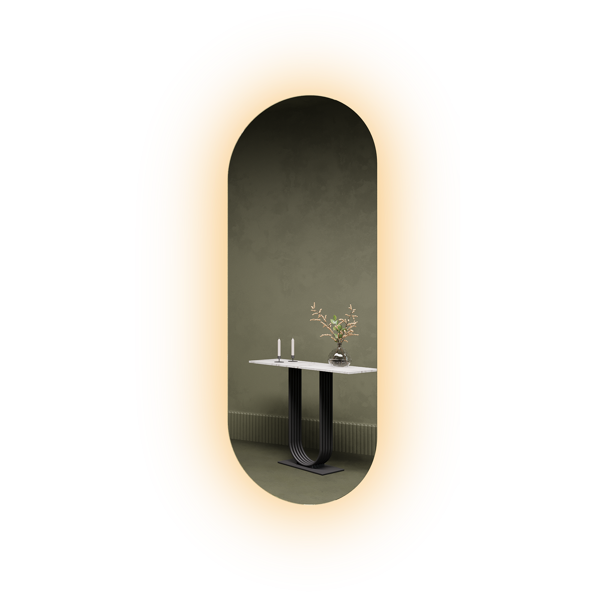 Изображение товара Зеркало для ванной Genglass GGL-01-M-3000-1 с подсветкой 50x135см