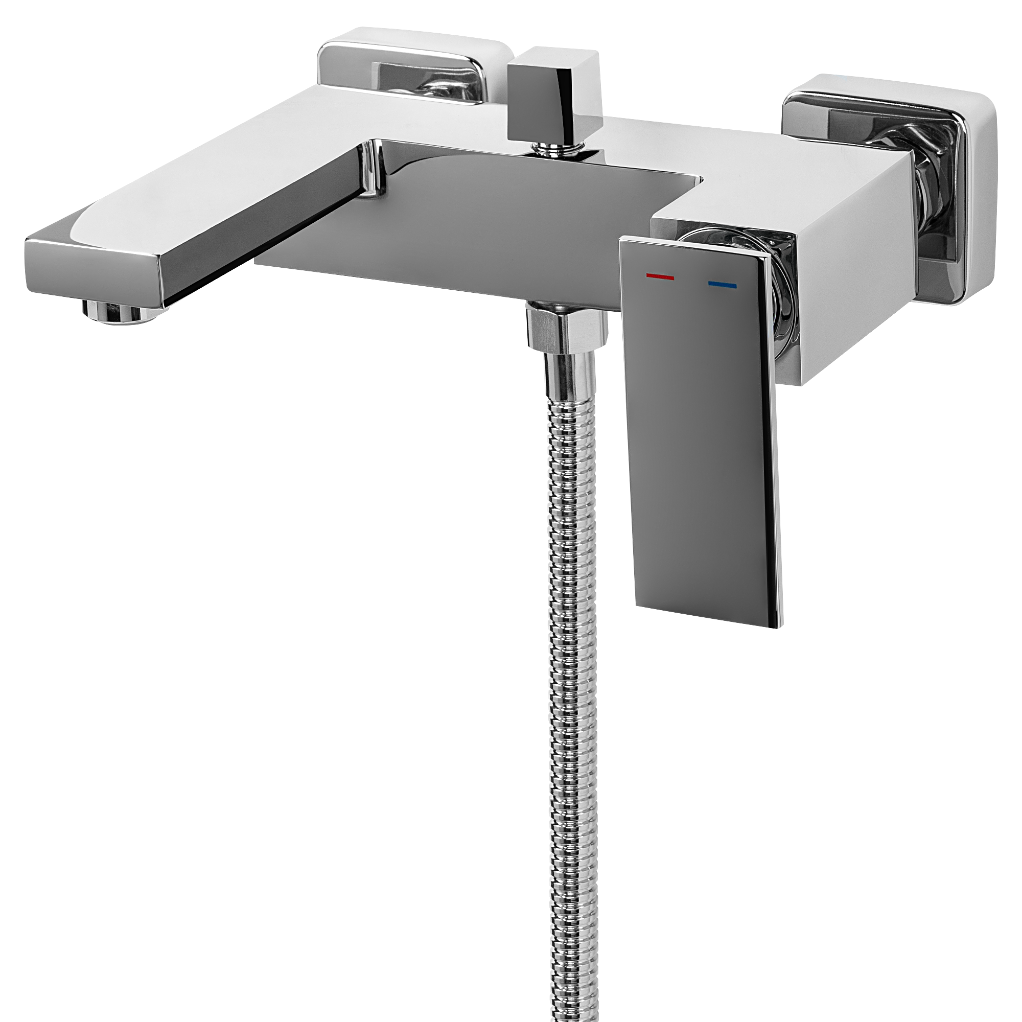Изображение товара Смеситель для ванны KONSENSA Прато однорычажный хром аэратор стена