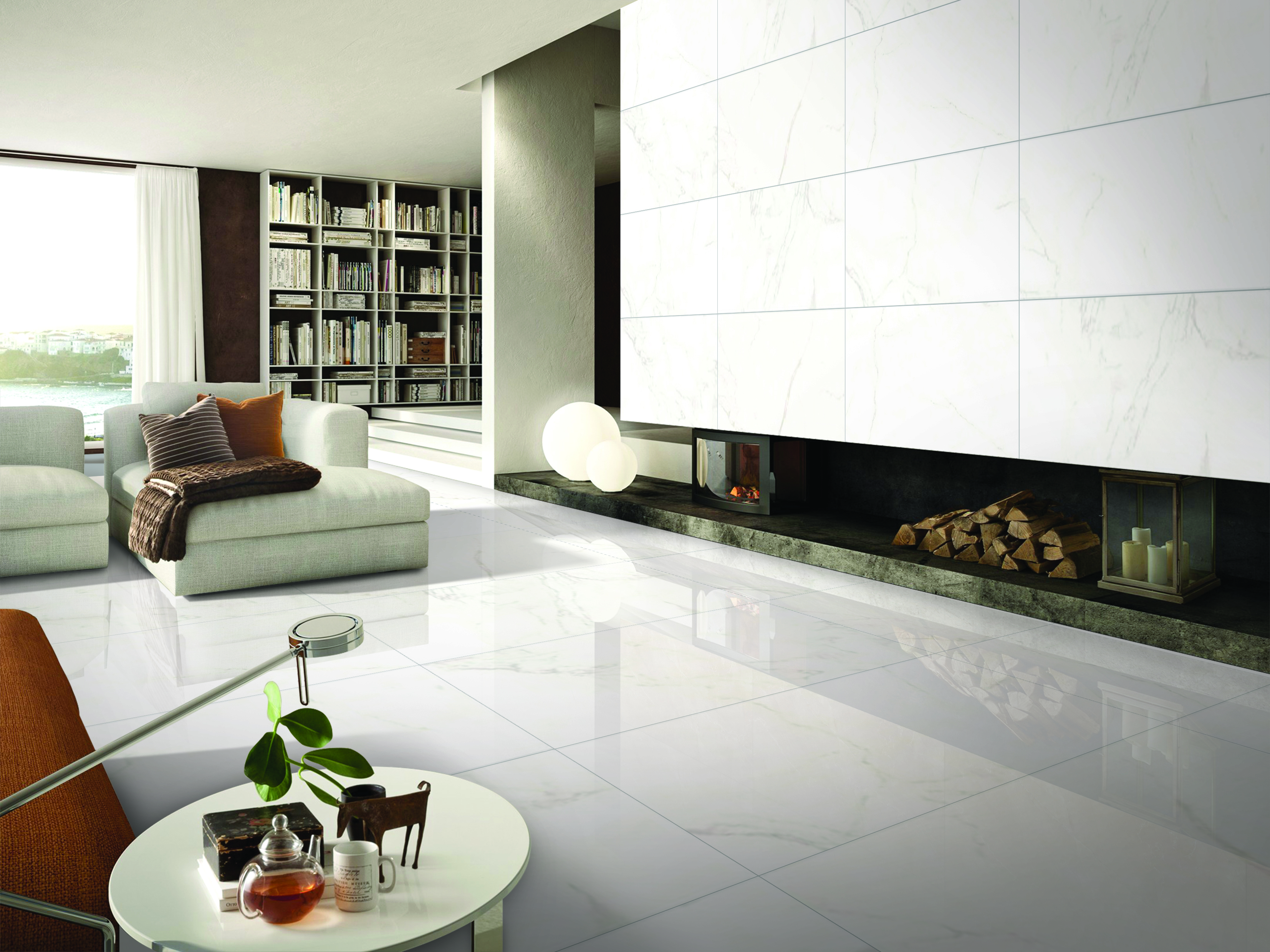 Изображение товара Керамогранит NSceramic под мрамор 60x120 глянцевый для стен и пола