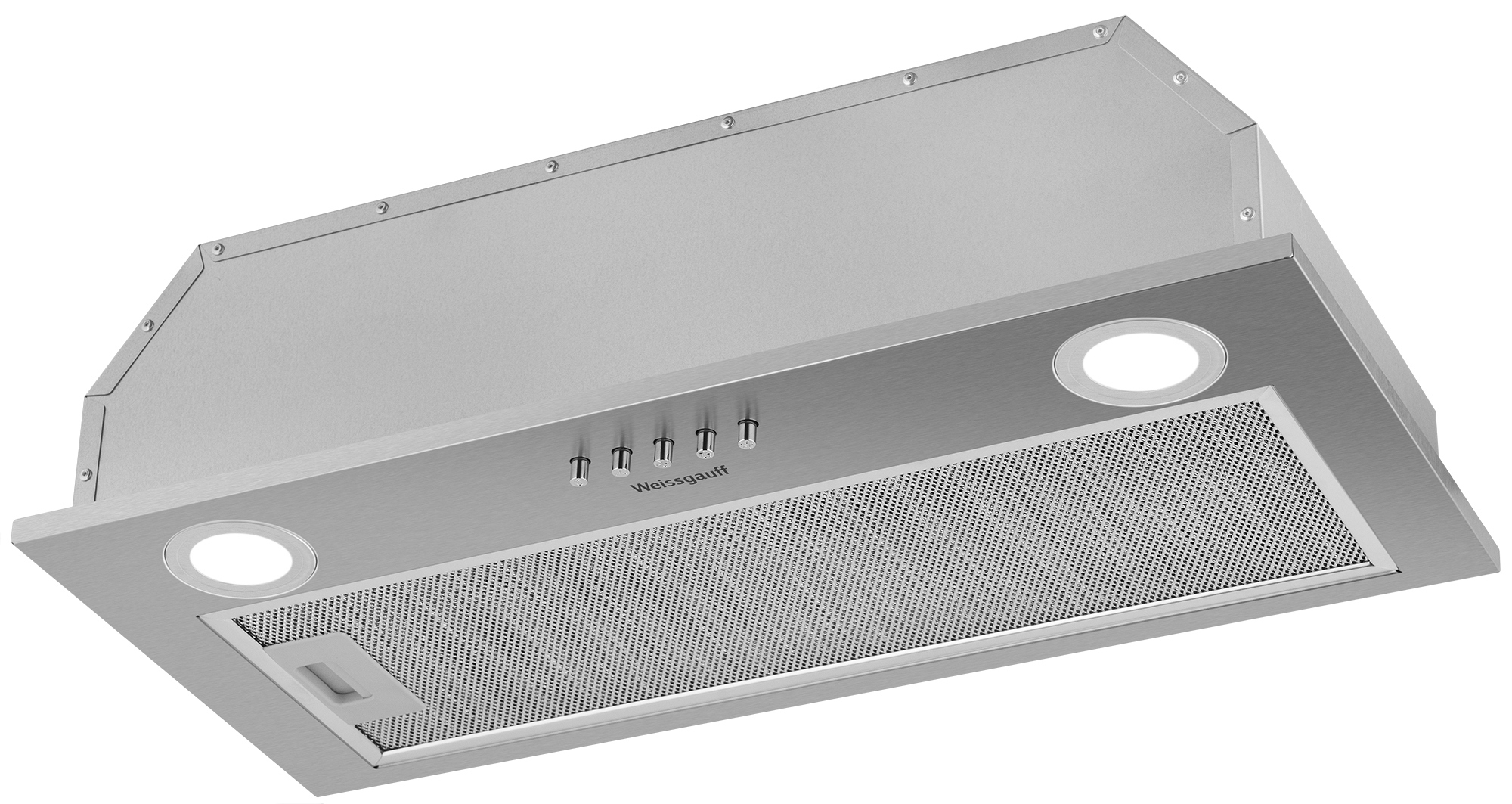 Изображение товара Вытяжка Weissgauff BOX 600 Inox 59.5 см цвет серый/серебристый Изображение товара Вытяжка Weissgauff BOX 600 Inox 59.5 см цвет серый/серебристый