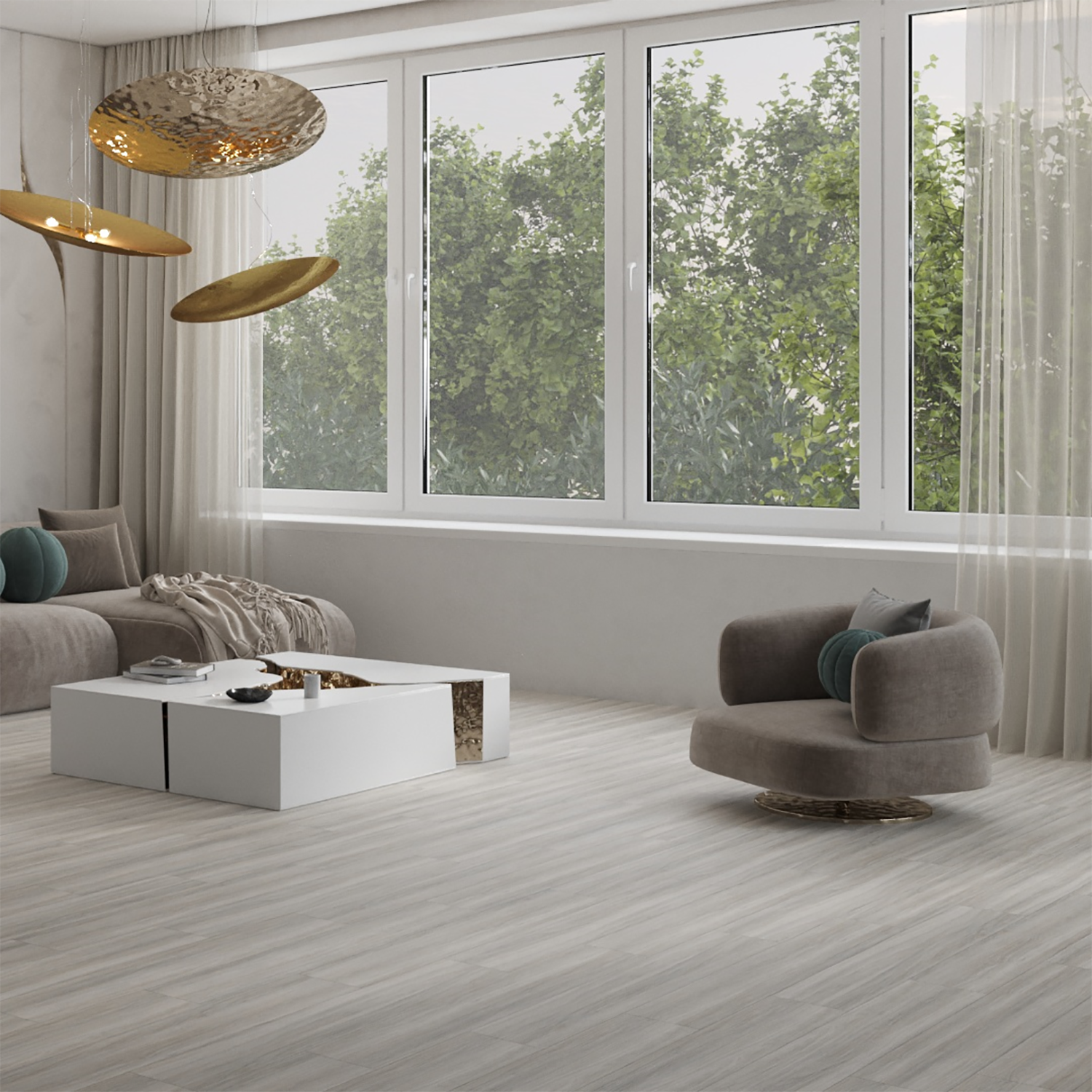 Изображение товара Ламинат Дуб Малка 33 класс 8 мм с фаской и влагостойкостью для домашнего ремонта