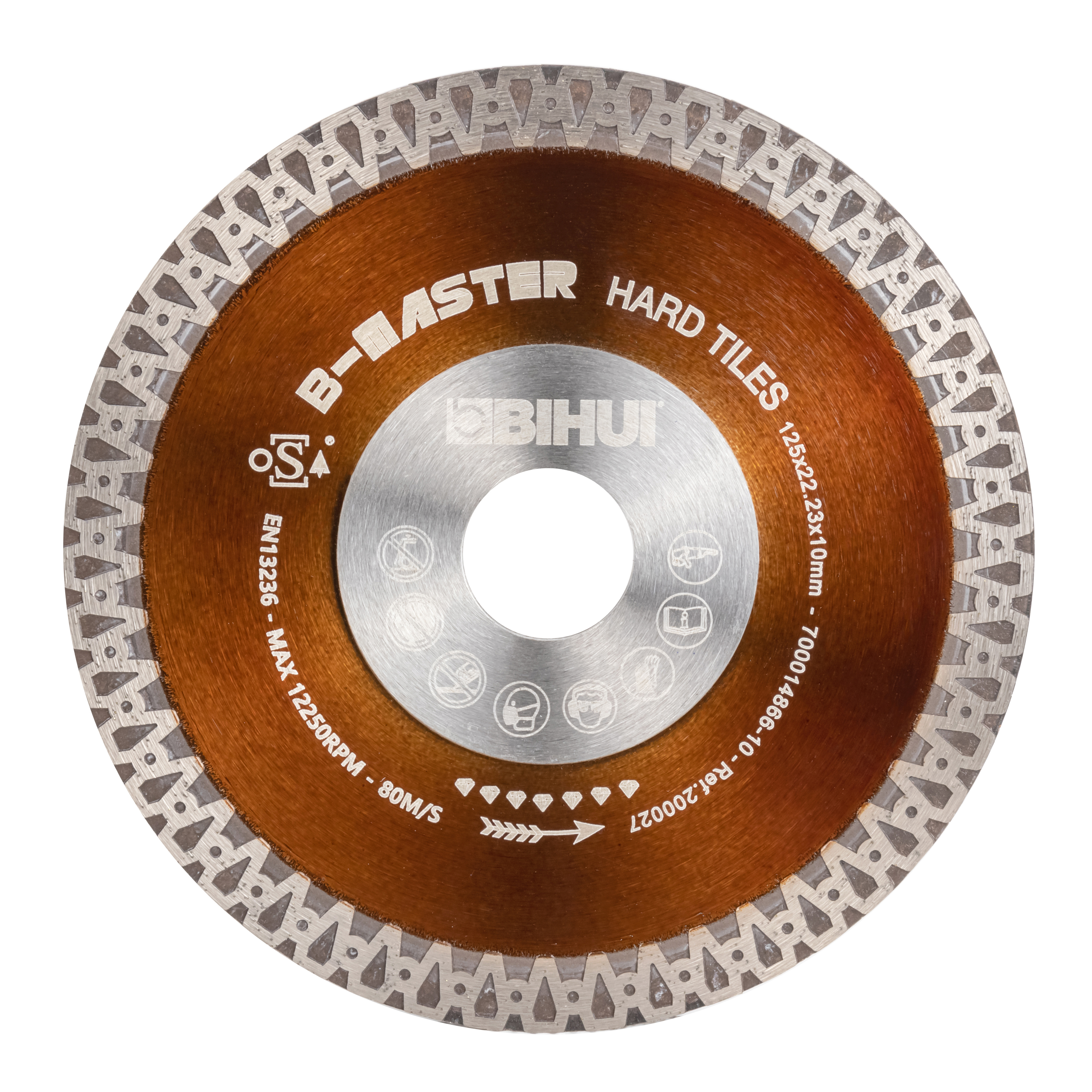 Изображение товара Диск алмазный BIHUI B-MASTER турбо 125x22.2x1.2 мм
