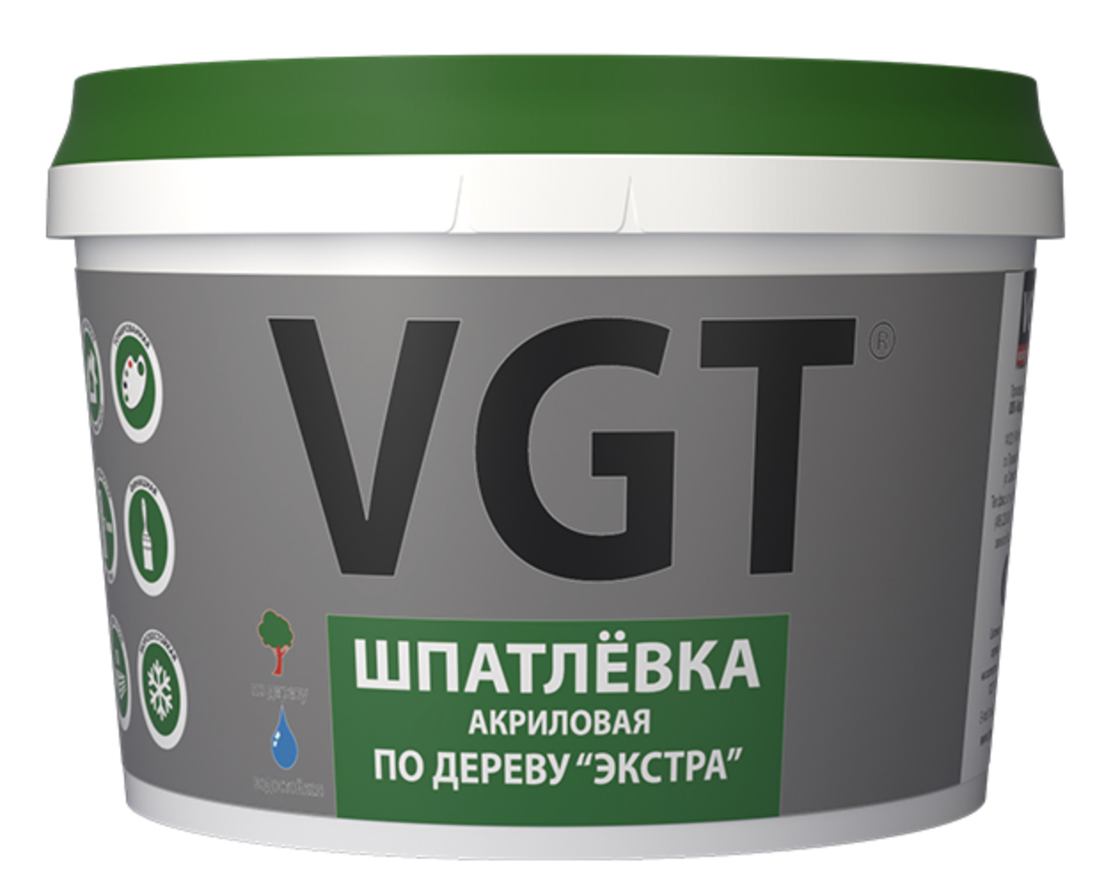 Изображение товара Шпатлёвка Vgt Экстра по дереву берёза 0.4 кг