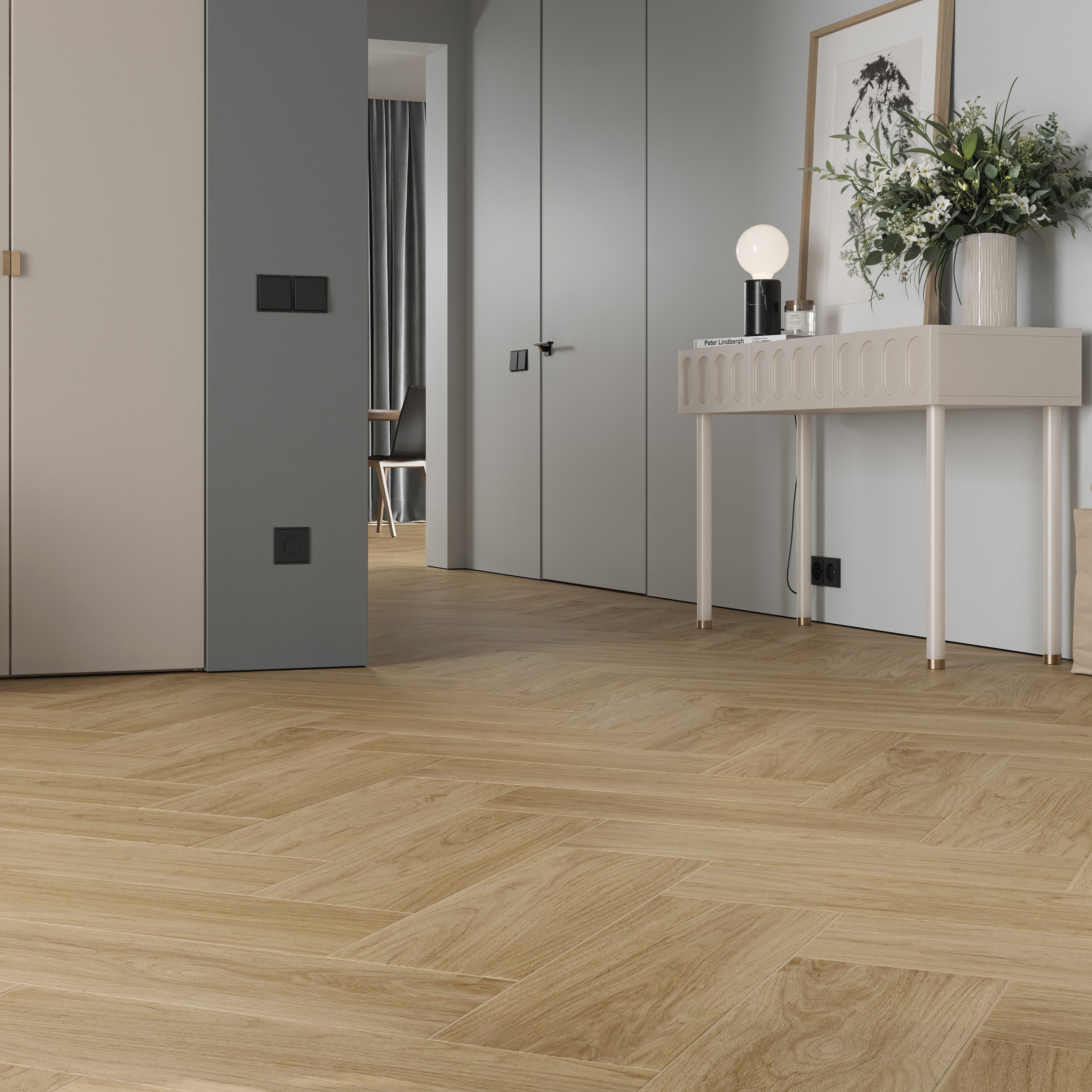 Изображение товара Глазурованный керамогранит Way 20x60 см бежевый матовый