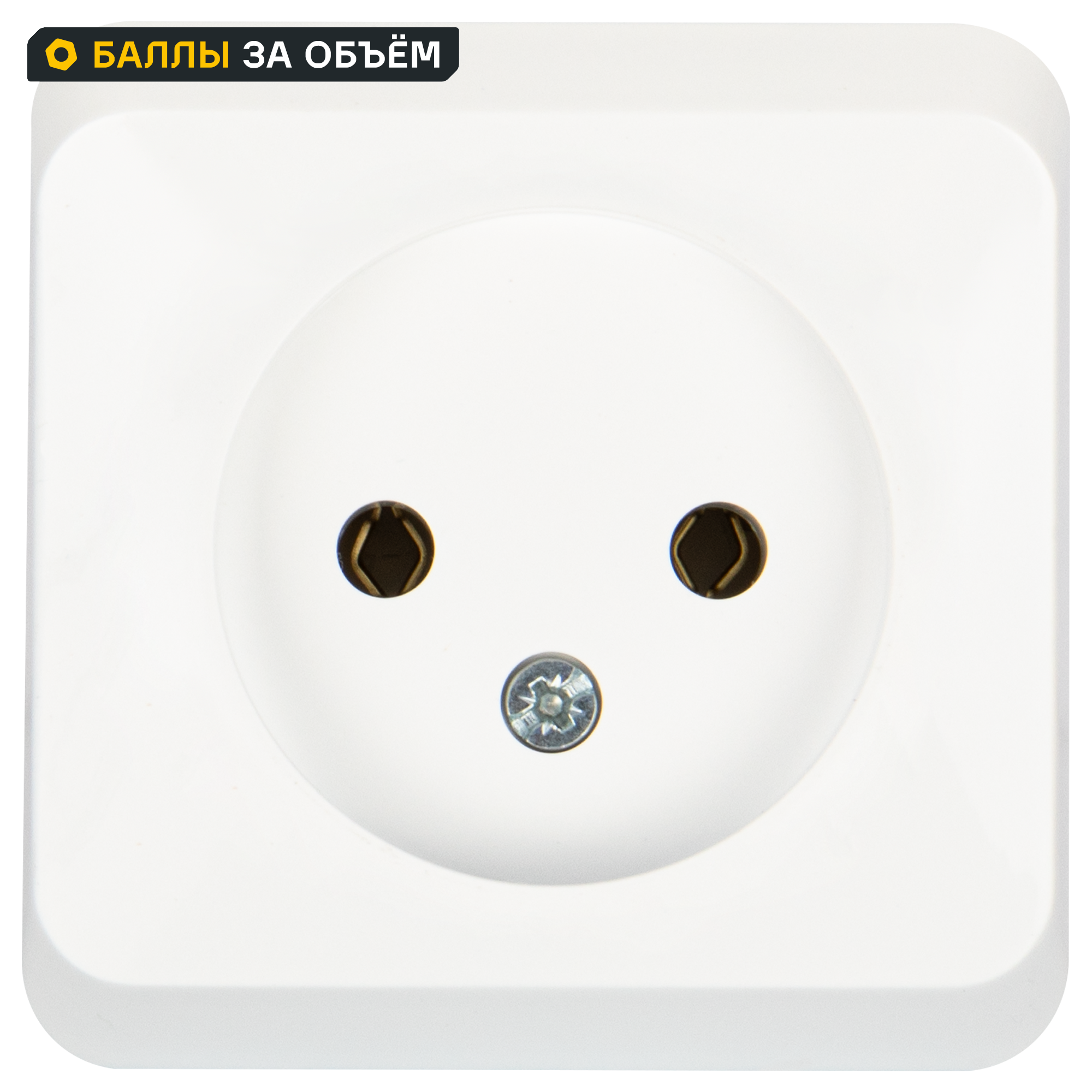 Изображение товара Розетка накладная SYSTEME ELECTRIC Этюд белая