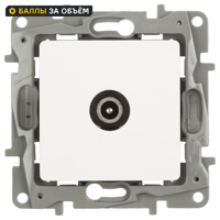 Изображение товара Розетка телевизионная Legrand Etika оконечная белая IP21