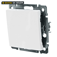 Изображение товара Встраиваемый проходной выключатель Werkel 1 клавиша белый для освещения