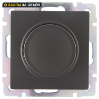 Изображение товара Встраиваемый диммер Werkel 600 Вт черный для регулировки освещения