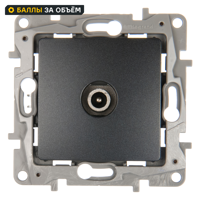 Изображение товара Розетка TV (телевизионная) - Legrand Etika - оконечная - антрацит