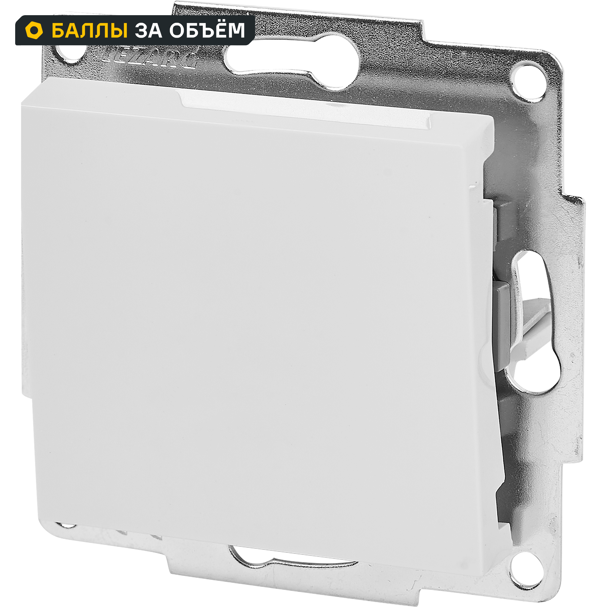 Изображение товара Выключатель Lezard Vesna цвет белый